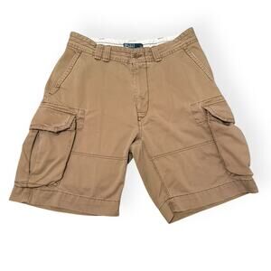 Polo Ralph Lauren Classic Fit Cargo Shorts 9 In Tan Men's Size 34